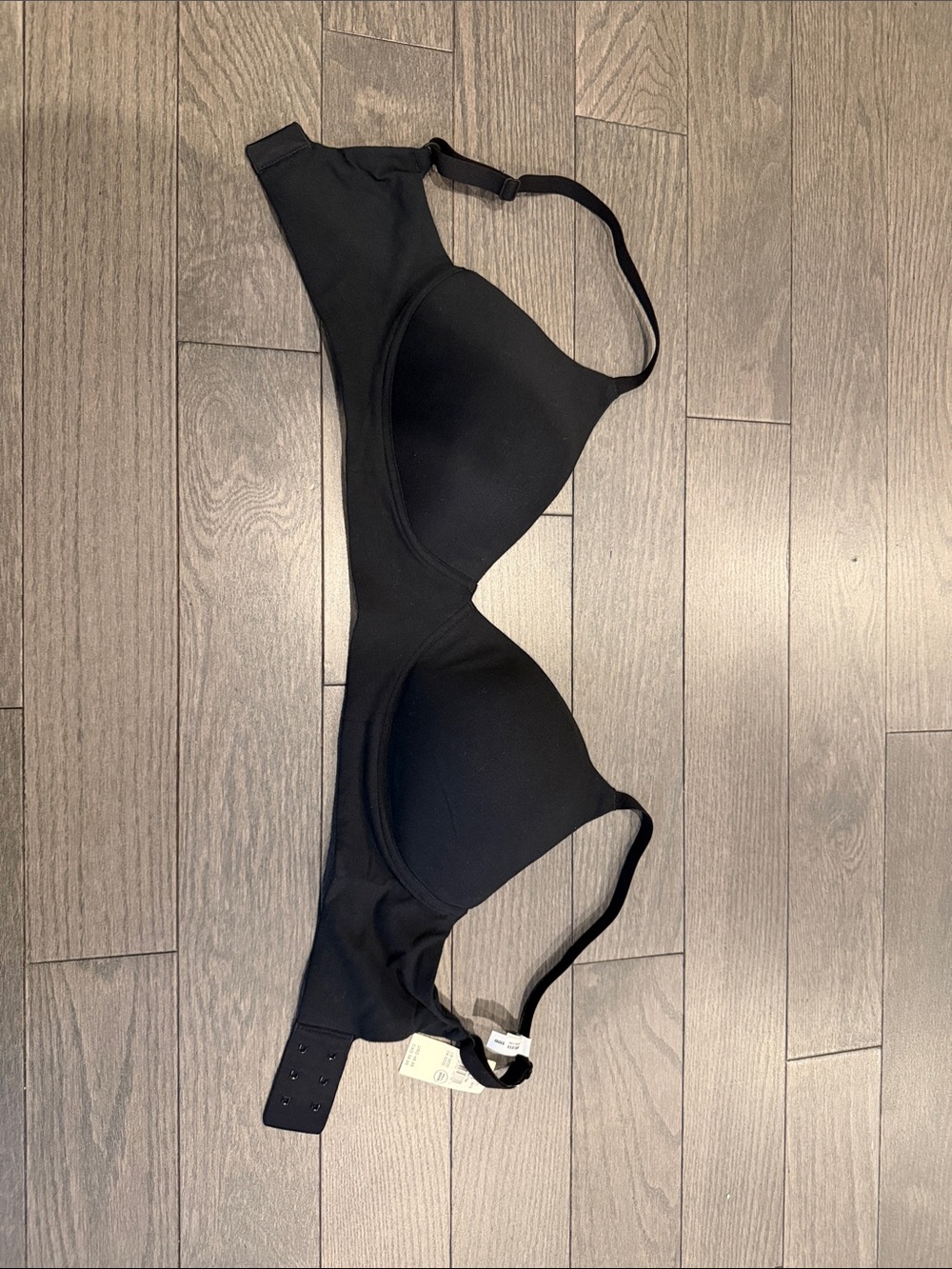 aerie Black Smooth T-Shirt Bra - Seamless Support